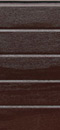 Culoare Maro RAL 8017 pe panou RIB cu amprenta Stucco